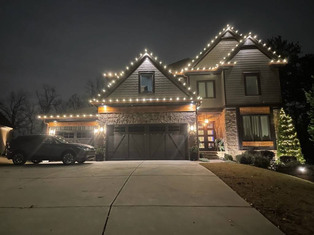 residential christmas light installation